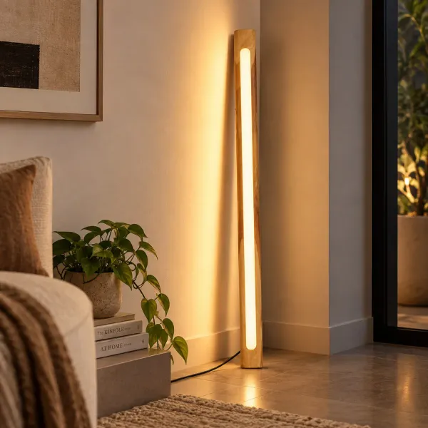 NIX_LINE_–_Solid_Teakwood_Floor_Lamp