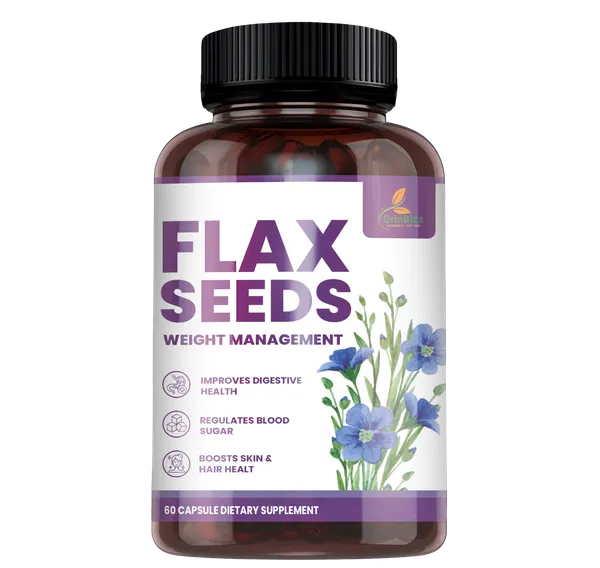 Flaxseed_Capsule_Omega-3_&_Cholesterol_Support