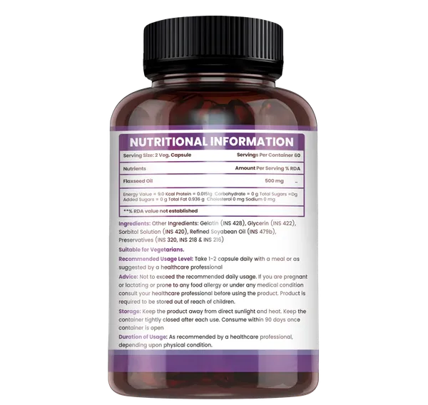 Flaxseed_Capsule_Omega-3_&_Cholesterol_Support