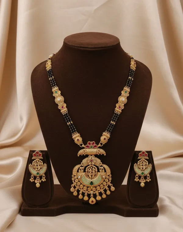 High_Gold_Pleated_Mangalsutra_For_Women