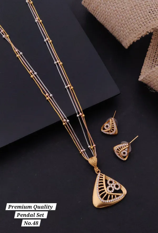 High_Gold_Plated_Pendant_Set_Premium_Quality_For_Women