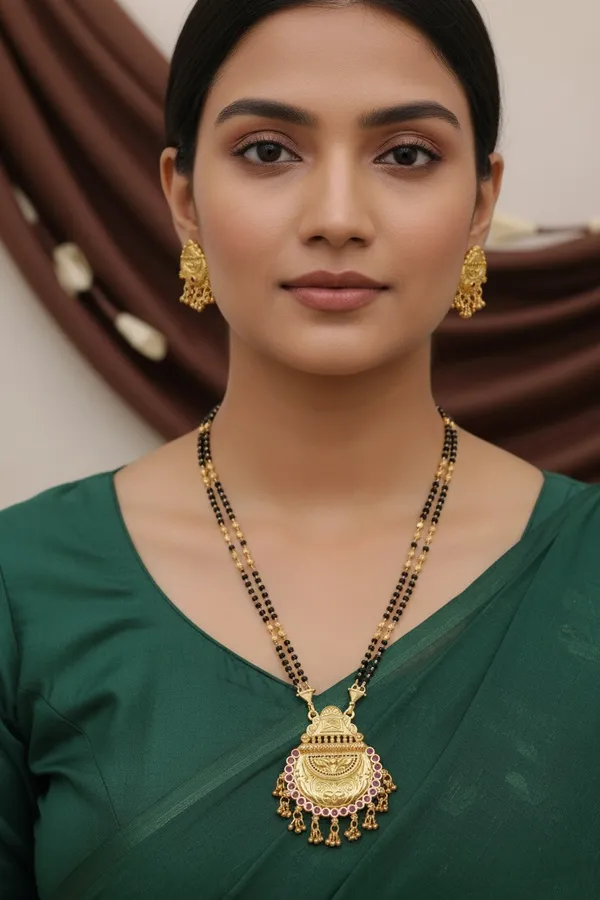High_Gold_Pleated_Mangalsutra_For_Women