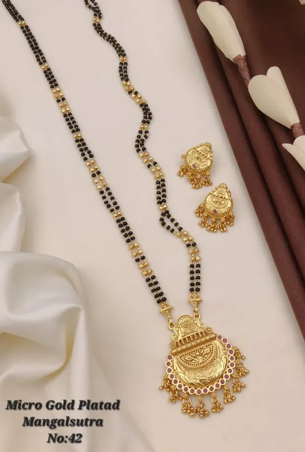 High_Gold_Pleated_Mangalsutra_For_Women
