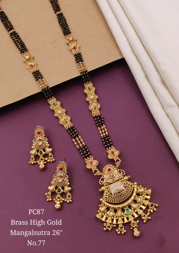 High_Gold_Pleated_Mangalsutra__For_Women