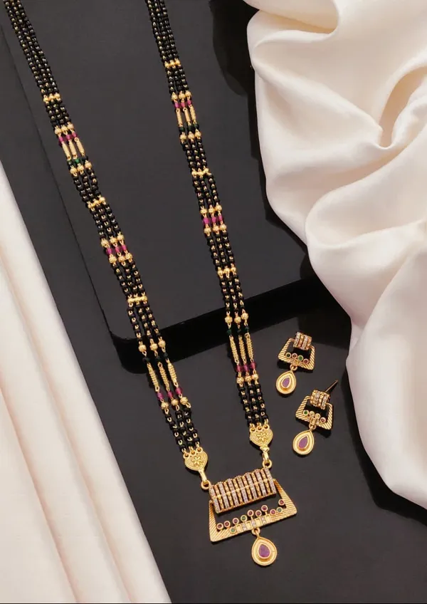 High_Gold_Pleated_Mangalsutra_For_Women