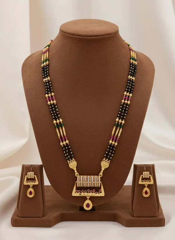 High_Gold_Pleated_Mangalsutra_For_Women