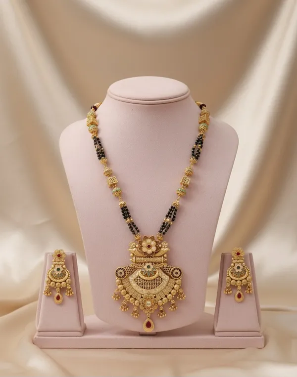 High_Gold_Pleated_Mangalsutra__For_Women