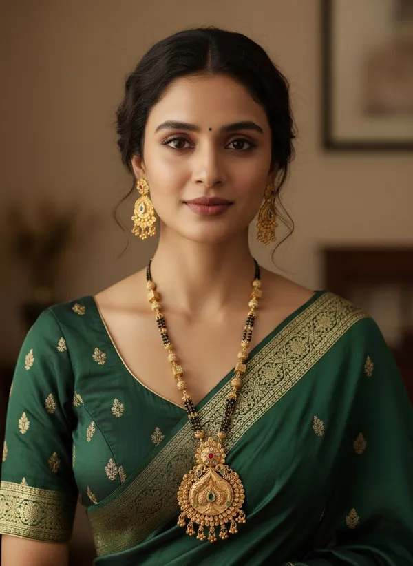 High_Gold_Pleated_Mangalsutra_For_Women