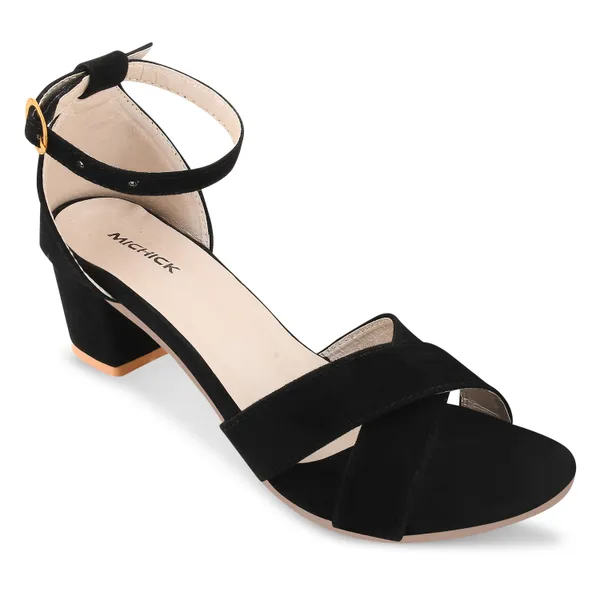 Black_Suede_Block_Heel_Sandals_For_Women