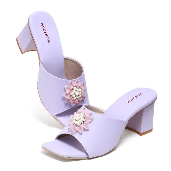 Lavender_Pearl_Embellished_Block_Heel_Mule_Sandals_For_Women