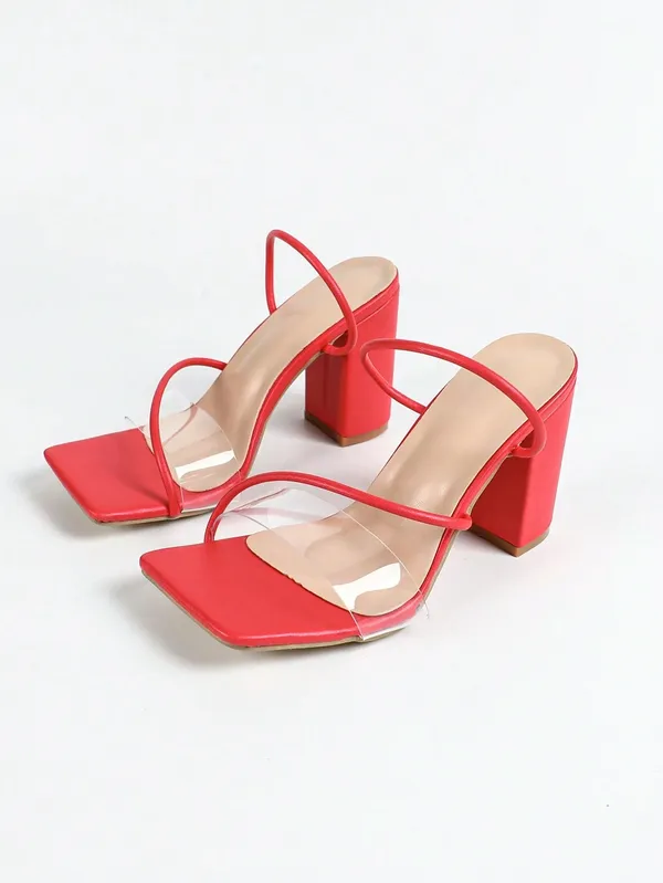 Red_Block_Heel_Strappy_Sandals_For_Women
