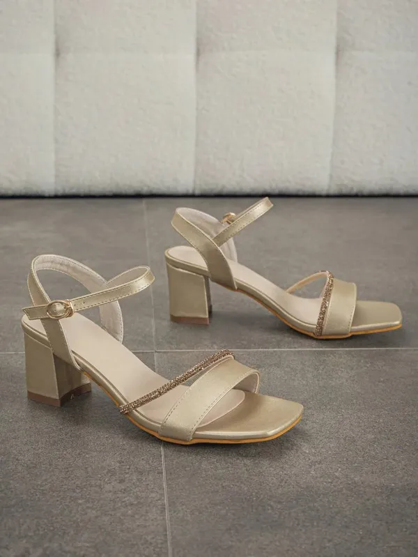 Gold_Strappy_Block_Heel_Sandals_For_Women