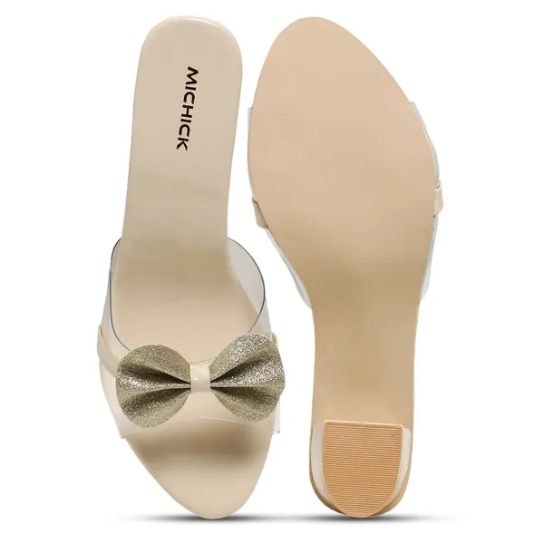 Beige_Bow_Detail_Block_Heel_Sandals_For_Women