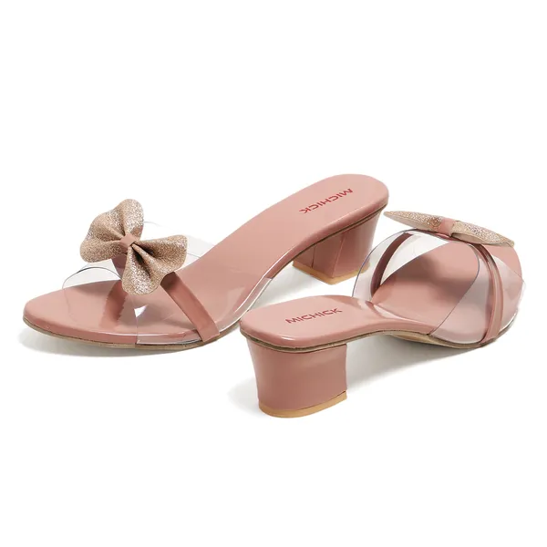 Pink_Heeled_Sandals_With_Glitter_Bow_For_Women