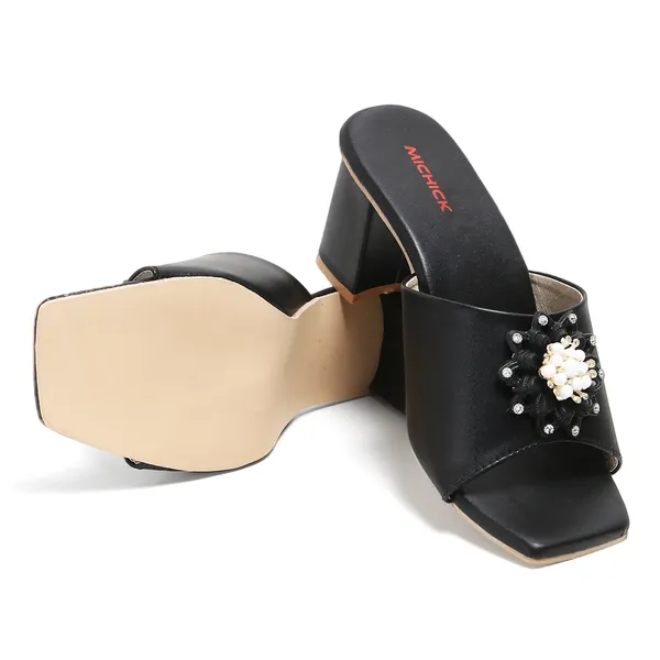Black_Embellished_Block_Heel_Sandals_For_Women