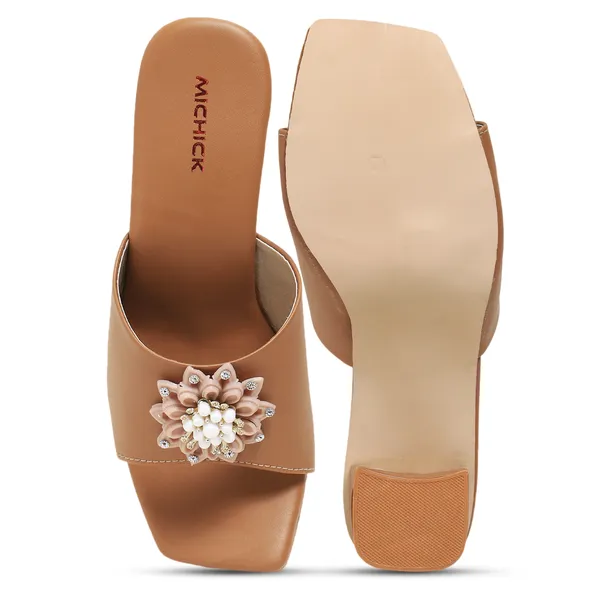 Tan_Leather_Block_Heel_Sandals_For_Women