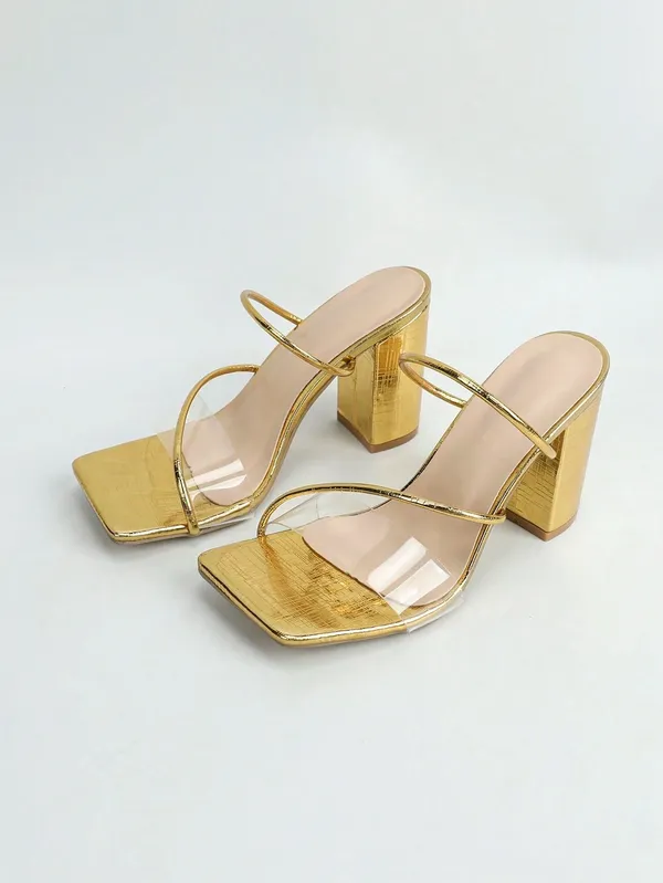 Gold_Metallic_Clear_Strap_Block_Heel_Sandals_For_Women