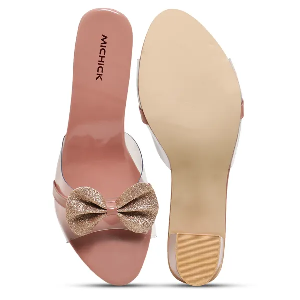 Pink_Heeled_Sandals_With_Glitter_Bow_For_Women
