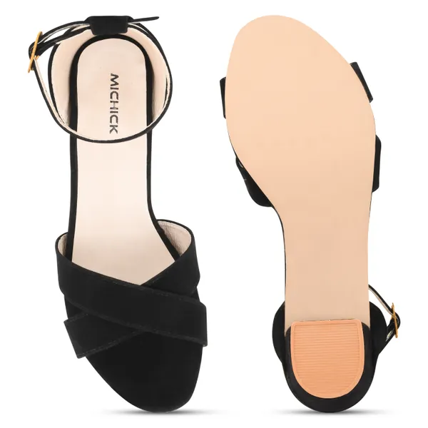 Black_Suede_Block_Heel_Sandals_For_Women