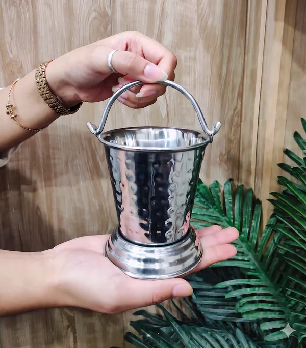Stainless_Steel_mini-serving_Balti_|_Hammered_Design_Serving_Bucket_-_Traditional_Serveware_for_Home,_Restaurants_&_Dhabas