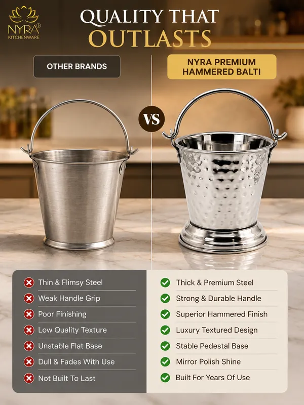 Stainless_Steel_mini-serving_Balti_|_Hammered_Design_Serving_Bucket_-_Traditional_Serveware_for_Home,_Restaurants_&_Dhabas