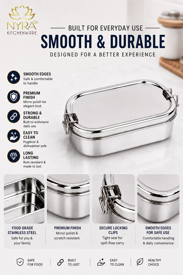Stainless_Steel_Locking_Clips_Lunch_Box