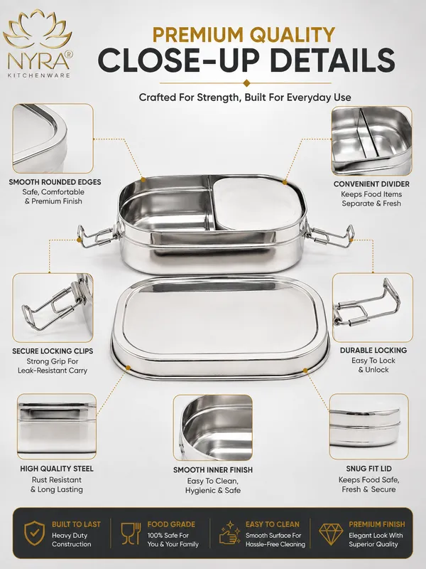 Stainless_Steel_Locking_Clips_Lunch_Box