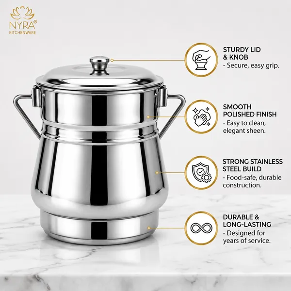 Stainless_Steel_Milk_Pot/Container_with_lid_|_Flat_Bottom_dolchi_for_Milk_-_4_sizes
