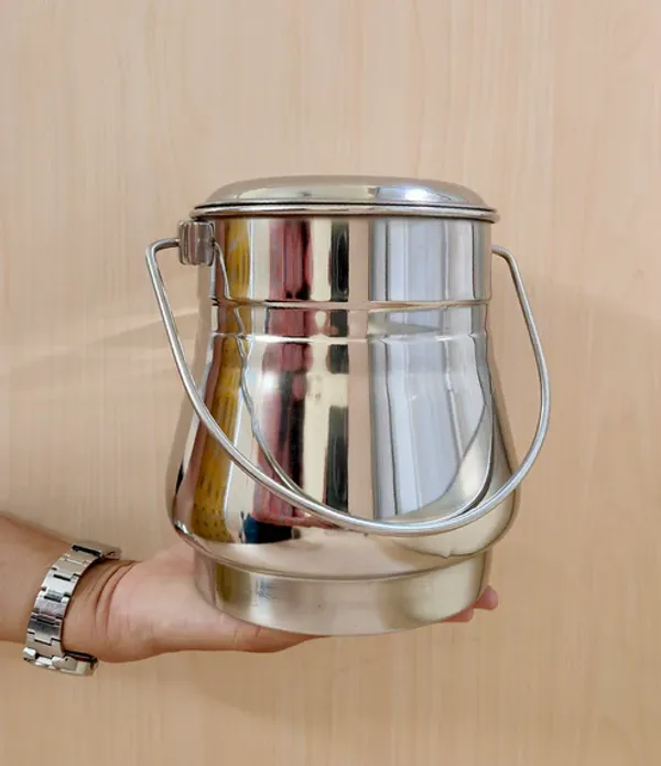Stainless_Steel_Milk_Pot/Container_with_lid_|_Flat_Bottom_dolchi_for_Milk_-_4_sizes