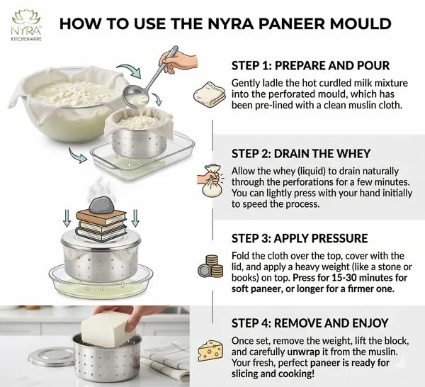 Stainless_Steel_Glossy-Finish_Round_Cheese/Paneer_Maker_-_Quick_Press_Mould_-_3_Sizes