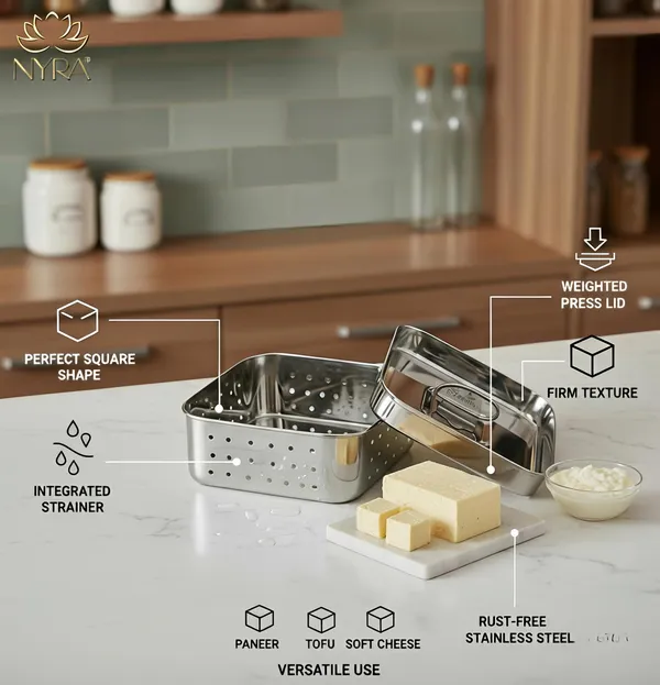 Premium_Stainless_Steel-square_Paneer_Maker_|_Mould_&_Strainer_with_Top_Press_Lid_for_Homemade_Paneer