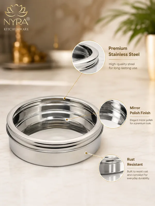 Stainless_Steel_Storage-Box_with_See_Through_Lid_|_Glossy_Finish_-_Multipurpose_Storage_Container