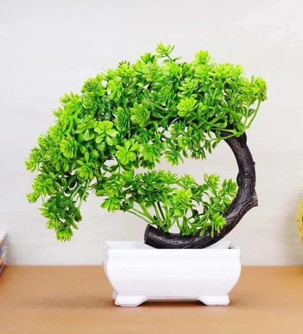 QUICK_TO_DEAL_Artificial_Plants_Potted_Bonsai_Green_Small_Tree_Plants_Flowers_Potted_Table_Ornaments_For_Garden_Party_Hotel_Office_Decor_Table_Shelf_Bedroom_Living_Room_Farmhouse_Decorations_(Pack_Of_2)