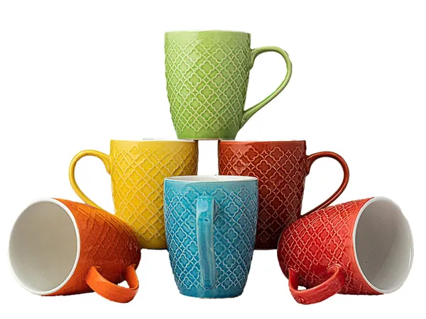 Quick_To_Deal_Handcrafted_Scratch_Resistance_Microwave_Coffee_Mug_Multi_Abseinth_Mug_Set_Of_6_Ceramic_Mugs_To_Gift_To_Best_Friend_Tea_Mugs_Coffee_Mugs_Microwave_Safe_Coffee_Mugs_Ceramic_Tea_Cups_(320_Ml_Each)