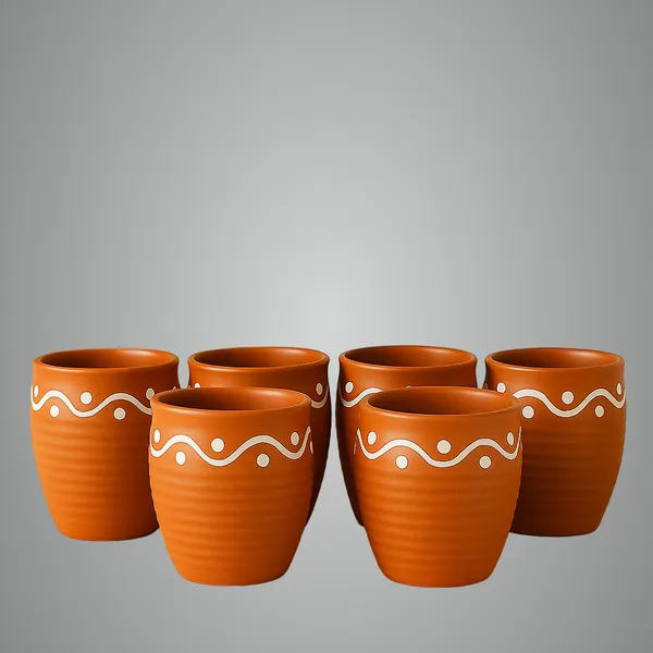 Clay_Kulhad_Mug_-_Handmade_Terracotta_Chai_Cup_-_200Ml_Natural_Unglazed_Tea_Mug_-_Reusable_Kulfi_Ice_Cream_Cup_-_Coffee_Tumbler_-_Set_Of_6