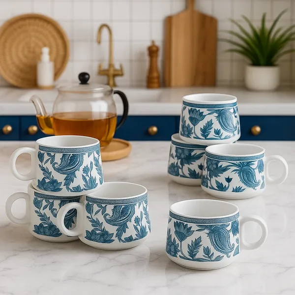 Quick_To_Deal_Premium_Blue_Floral_Ceramic_Tea_Cup_Set__6_Pieces_|_Elegant_Handcrafted_Chai_Cups_For_Home_&_Gifting