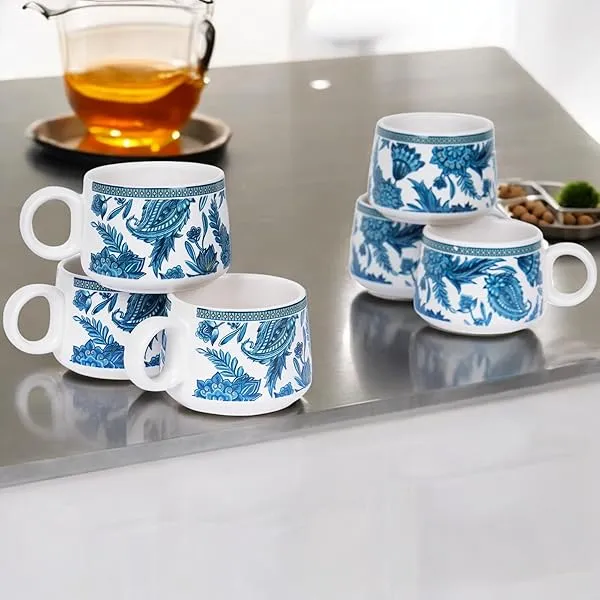 Quick_To_Deal_Premium_Blue_Floral_Ceramic_Tea_Cup_Set__6_Pieces_|_Elegant_Handcrafted_Chai_Cups_For_Home_&_Gifting