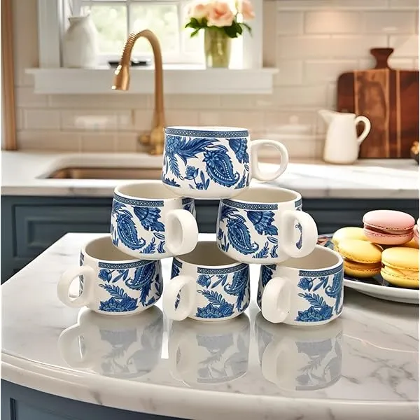Quick_To_Deal_Premium_Blue_Floral_Ceramic_Tea_Cup_Set__6_Pieces_|_Elegant_Handcrafted_Chai_Cups_For_Home_&_Gifting