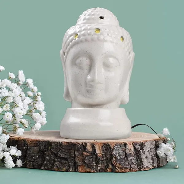 Buddha_Ceramic_Aroma_Diffuser_Electric_Fragrance_Humidifier_Aroma_Oil_Burner_for_Office,_Home_Decor,_Aromatherapy,_Lighting_Buddha_(White)