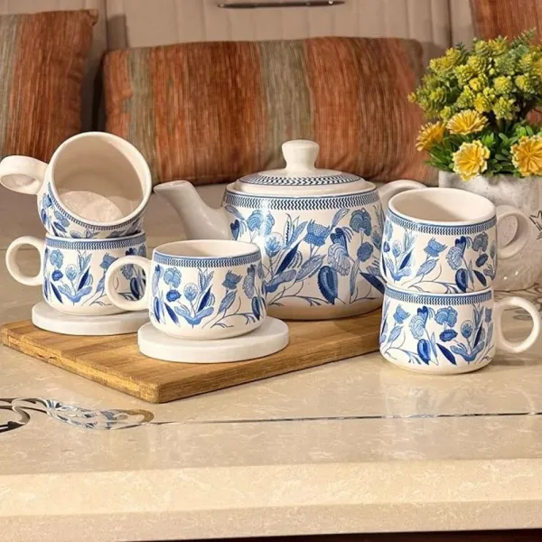Blue_Petals_Handcrafted_Ceramic_Tea_Set_With_Kettle_6_Tea_Cups_&_1_Kettle_Microwave_And_Dishwasher_Safe_Teapot_Set_|_Kettle_Set_With_Cups_|_Morning_Cup_Set_With_Kettle_For_Gifting