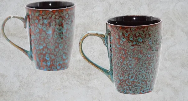 Quick_To_Deal_Handcrafted_Scratch_Resistance_Microwave/Refrigerator_Safe_Coral_3D_Dot_Stoneware|Ceramic_Milk_Mugs_|_Coffee_Mugs_|_Beverage_Mugs_With_Handle