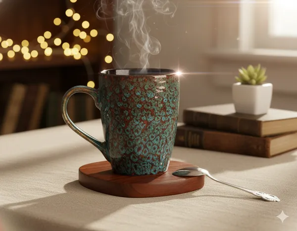Quick_To_Deal_Handcrafted_Scratch_Resistance_Microwave/Refrigerator_Safe_Coral_3D_Dot_Stoneware|Ceramic_Milk_Mugs_|_Coffee_Mugs_|_Beverage_Mugs_With_Handle