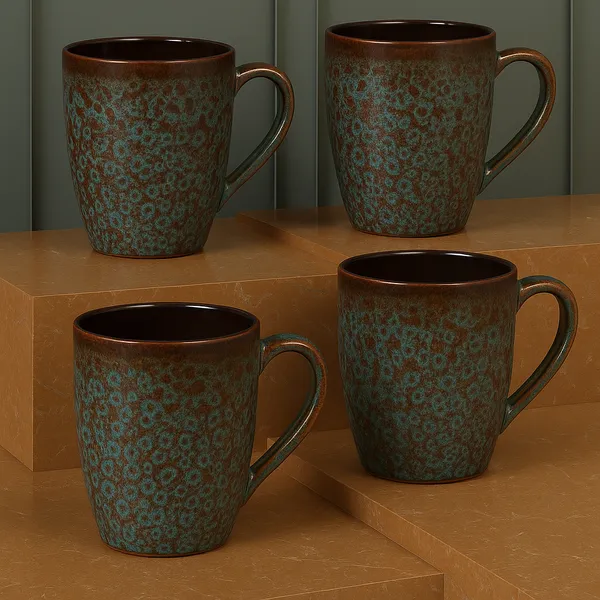 Quick_To_Deal_Handcrafted_Scratch_Resistance_Microwave/Refrigerator_Safe_Coral_3D_Dot_Stoneware|Ceramic_Milk_Mugs_|_Coffee_Mugs_|_Beverage_Mugs_With_Handle