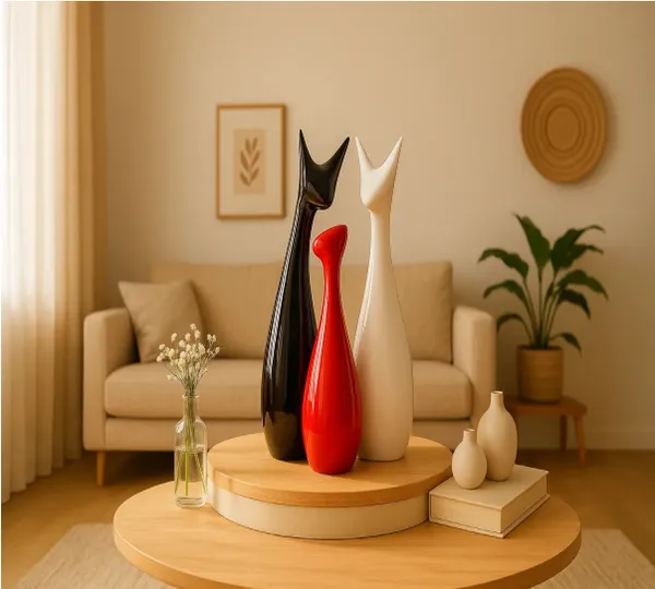 Home_Decor_Lucky_Deer_Statue_Family_Piano_Finish_Ceramic_Figures_-_(Set_of_3,_Red_Black,_White)