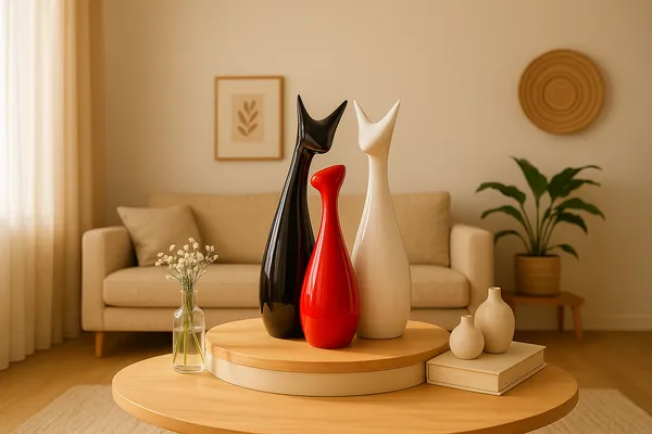 Home_Decor_Lucky_Deer_Statue_Family_Piano_Finish_Ceramic_Figures_-_(Set_of_3,_Red_Black,_White)