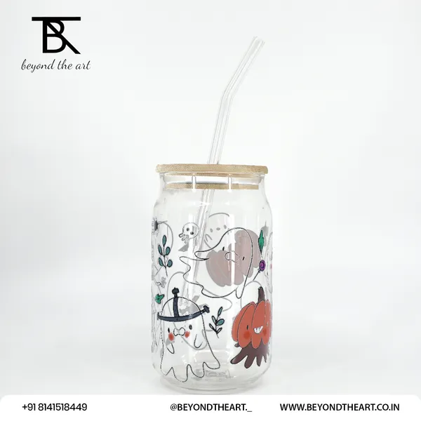 Multicolor_Ghost_&_Pumpkin_Glass_Sipper