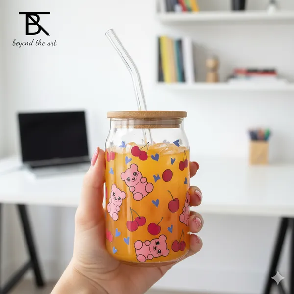 Pink_Bear_&_Cherry_Glass_Sipper
