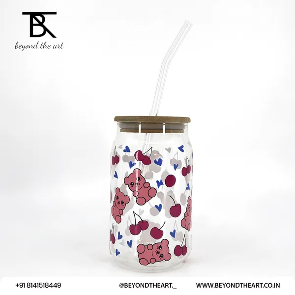 Pink_Bear_&_Cherry_Glass_Sipper