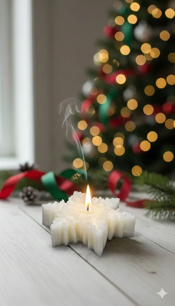 Textured_Snowflake_Candle