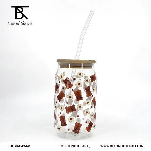 Brown_Bear_&_Daisy_Glass_Sipper